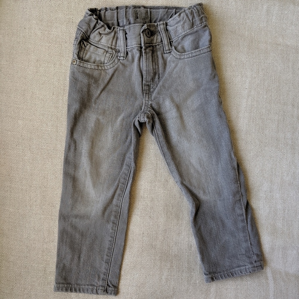 Gap Toddler Faded Gray Denim Jeans